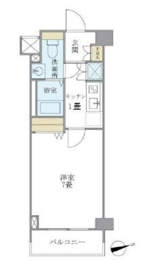 リアルスウィート三軒茶屋 502 間取り図