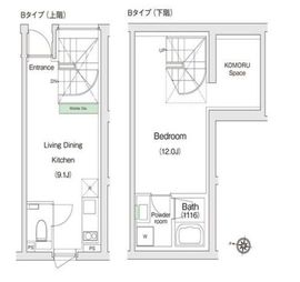 スタイリオX白金 103 間取り図