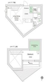 スタイリオX白金 503 間取り図