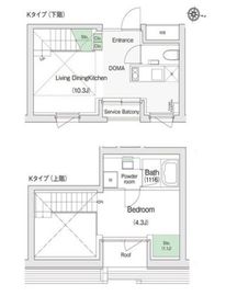 スタイリオX白金 502 間取り図