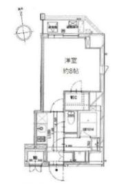 クリアルプレミア浅草橋 301 間取り図