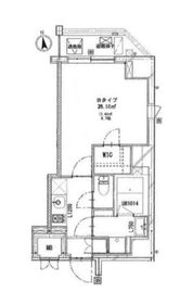 クリアルプレミア浅草橋 501 間取り図