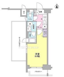 コンシェリア三田 13階 間取り図