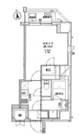 クリアルプレミア浅草橋 601 間取り図