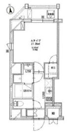 クリアルプレミア浅草橋 702 間取り図