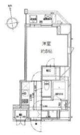 クリアルプレミア浅草橋 801 間取り図