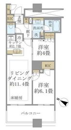 ブリリア有明スカイタワー 11階 間取り図