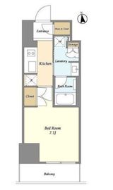 ラティエラ大鳥居 1306 間取り図