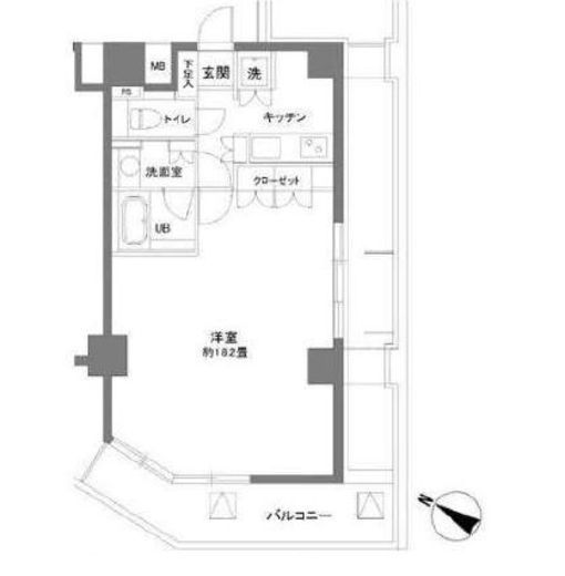 カスタリア大塚2 1102 間取り図