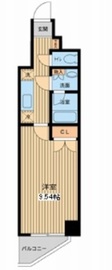 プロスペクト門前仲町 701 間取り図