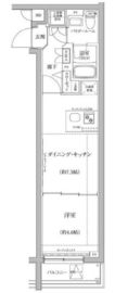 パティーナ蒲田デュオ 2階 間取り図