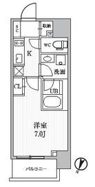 シーズンフラッツ押上 705 間取り図