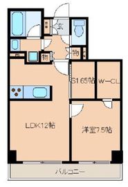 レジディア文京音羽 407 間取り図