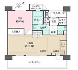 ベリスタ目黒不動前 11階 間取り図