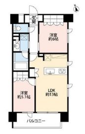 グリーンパーク中央湊 11階 間取り図