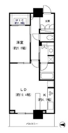 ベイクレストタワー 8階 間取り図