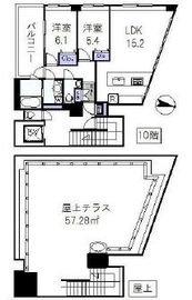 サライ南麻布 1001 間取り図