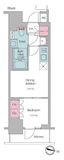 クレヴィア錦糸町ガーデンコースト 402 間取り図