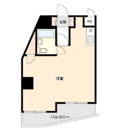 ONE ROOF FLAT NISHIWASEDA 1207 間取り図
