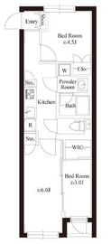 ゲートマークス三軒茶屋 301 間取り図