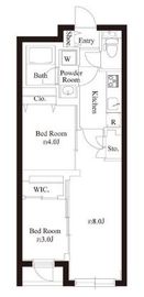 ゲートマークス三軒茶屋 102 間取り図