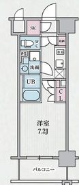 テラス浅草橋 306 間取り図