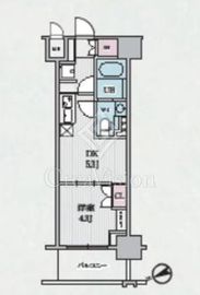 テラス浅草橋 1102 間取り図