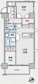 テラス浅草橋 1301 間取り図