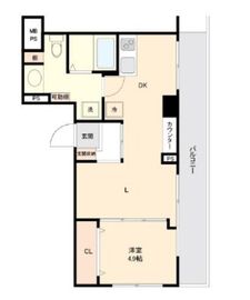 ONE ROOF FLAT NISHIWASEDA 1302 間取り図