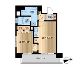 ラクラス田町 702 間取り図