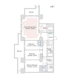 泉ガーデンレジデンス 2001 間取り図