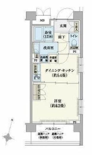 リージア経堂テラスガーデン 432 間取り図