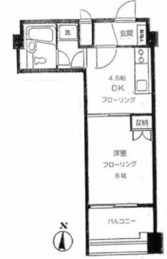 インペリアル広尾 2階 間取り図