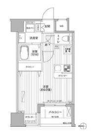 レジェンダリーコート赤羽 403 間取り図