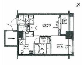 コンフォリア新川 701 間取り図