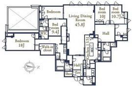 HIROO 9-20 301 間取り図