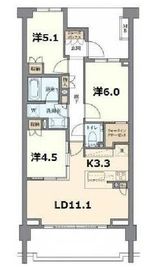 ザ・パークハウス上鷺宮 4階 間取り図