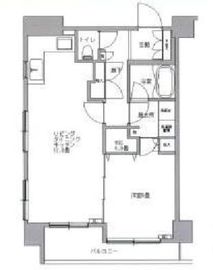 レフィール銀座フロント 7階 間取り図