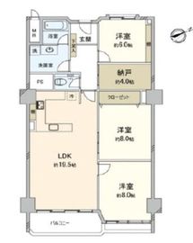 麹町三番町マンション 6階 間取り図