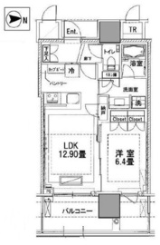 ブリリアタワー池袋 19階 間取り図