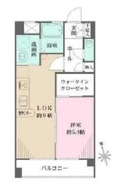 アビオン中野坂上 A312 間取り図