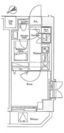 プレミアムキューブ新中野 2階 間取り図