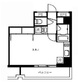 広尾ウエスト 8F1 間取り図