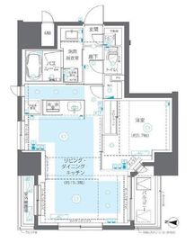 ZOOM錦糸町Parkside 12階 間取り図