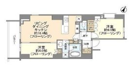 ブランズ麻布十番 2階 間取り図