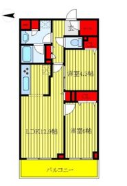ルピナス赤羽駅前カーディナルタワー 13階 間取り図