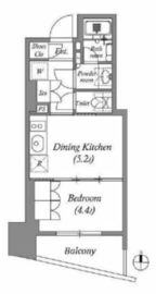 nido蔵前Avenue 602 間取り図