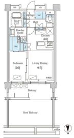 グランドゥールプレミアム代々木大山 212 間取り図