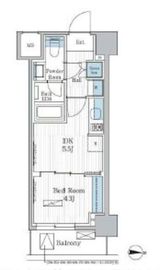 パークアクシス東陽町レジデンス 103 間取り図