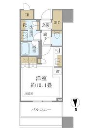 白金ザ・スカイ 4階 間取り図